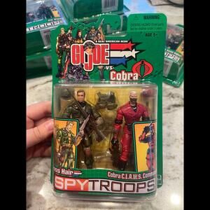 GI‎ Joe Spy Troops Cross Hair / Cobra CLAWS Commander 2003 Hasbro Factory Sealed